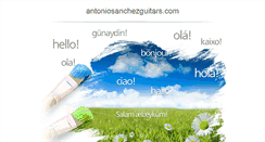 Desktop Screenshot of antoniosanchezguitars.com