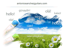 Tablet Screenshot of antoniosanchezguitars.com